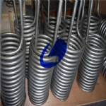 Titanium ASTM B338 Gr2 bend coil pipe