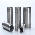 Titanium threaded pipe